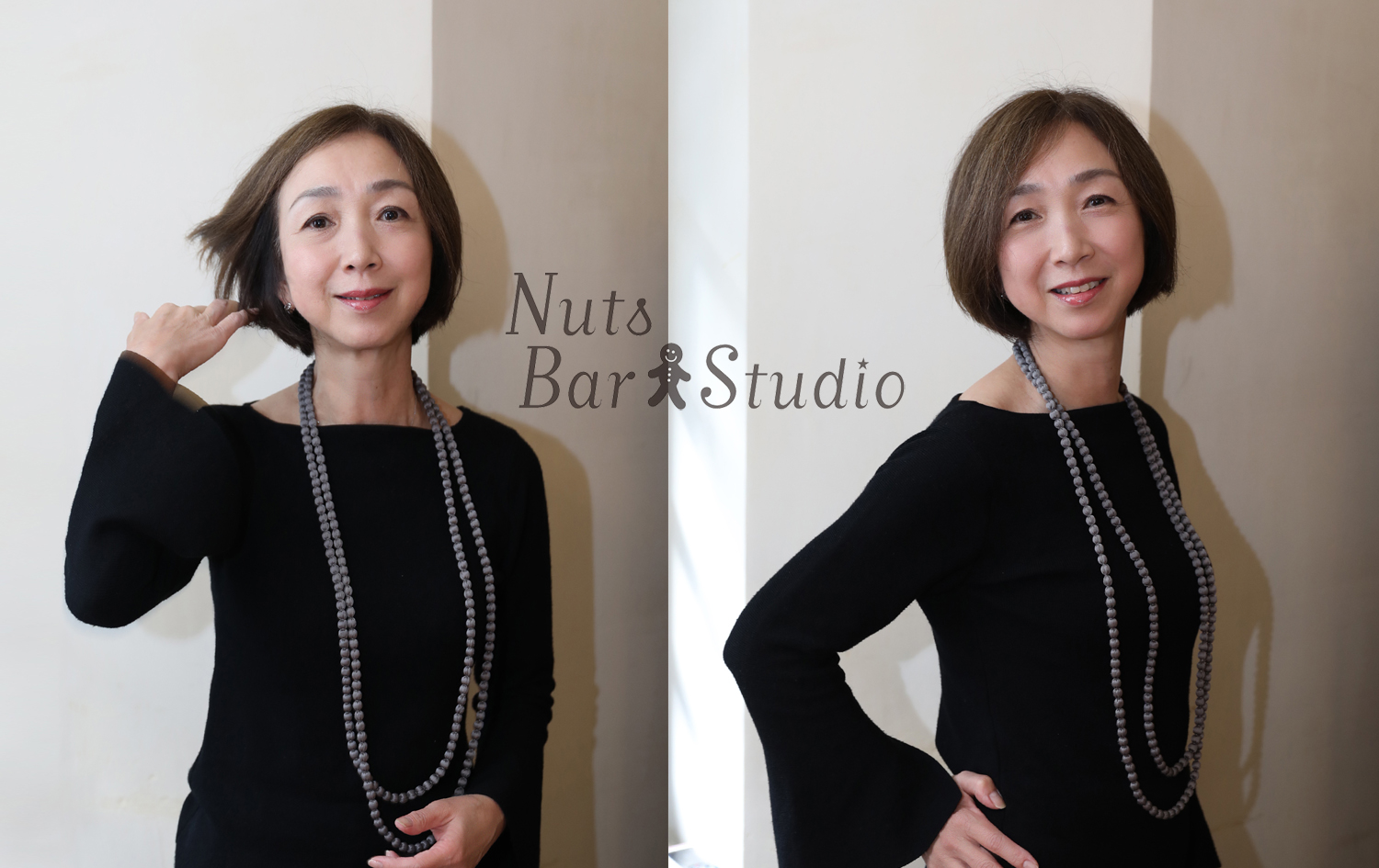 お陰様でホームページ完成に向けて 大前進です！と インテリアコーディネーター水谷さん。